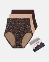SPANXsmoothâ„¢ Fit-To-You Brief 3-Pack Box | Iconic Leopard/Naked 2.0/Espresso